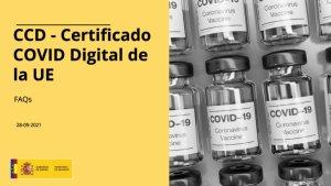 Guía de uso del certificado covid digital de la UE